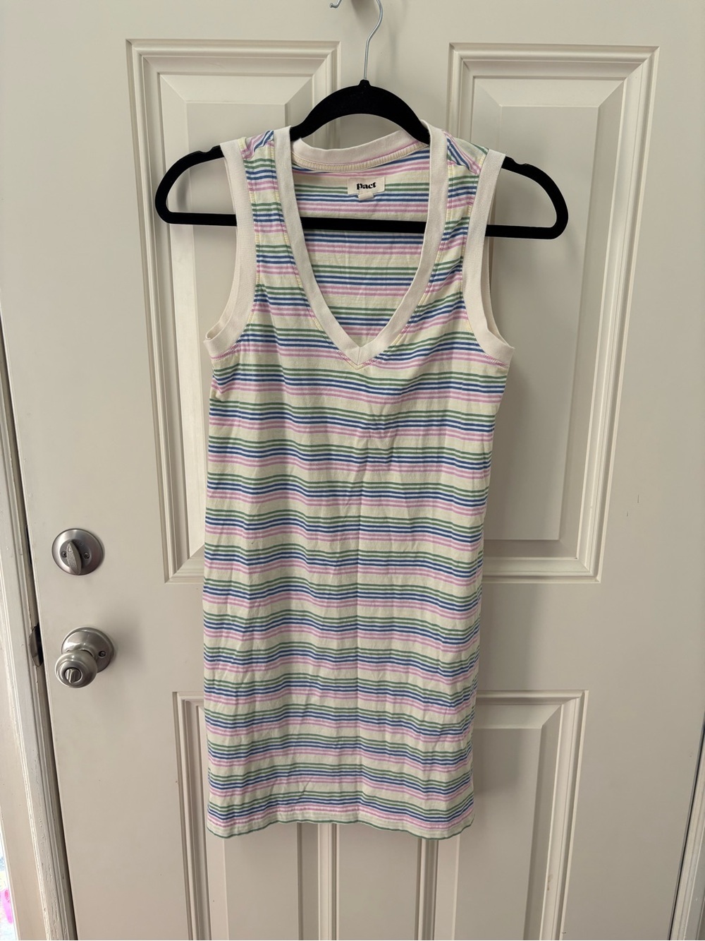 Pact Women's Softspun A-Line Tank Dress Size Small